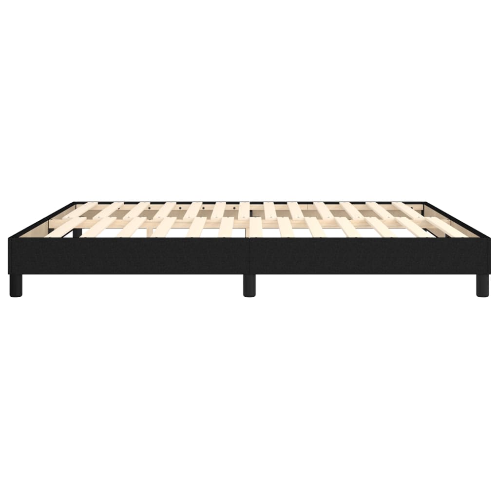 Boxspring sengeramme 180x200 cm stof sort