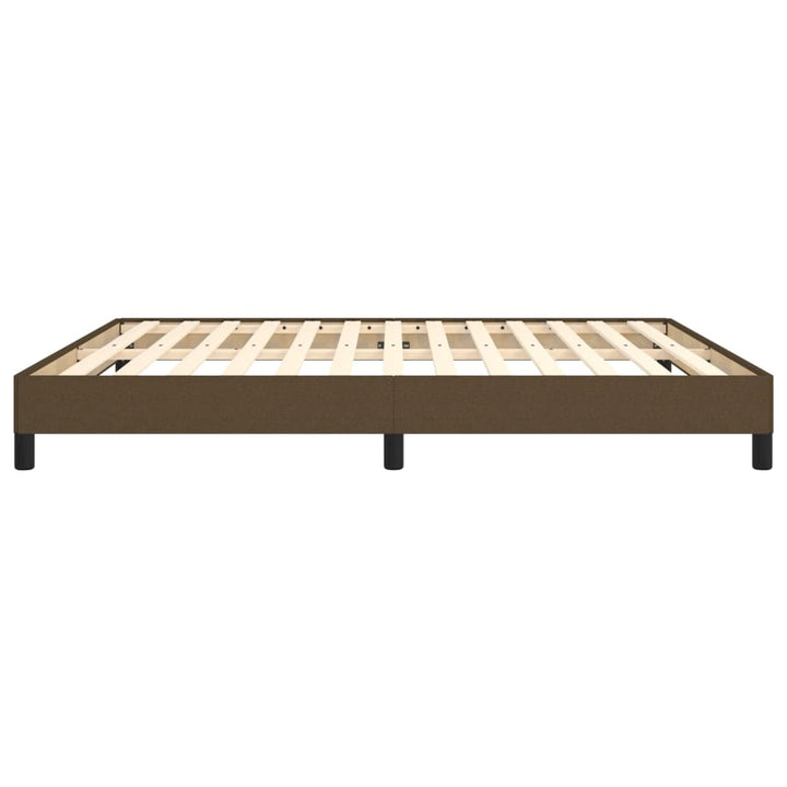 Boxspring sengeramme 180x200 cm stof mørkebrun