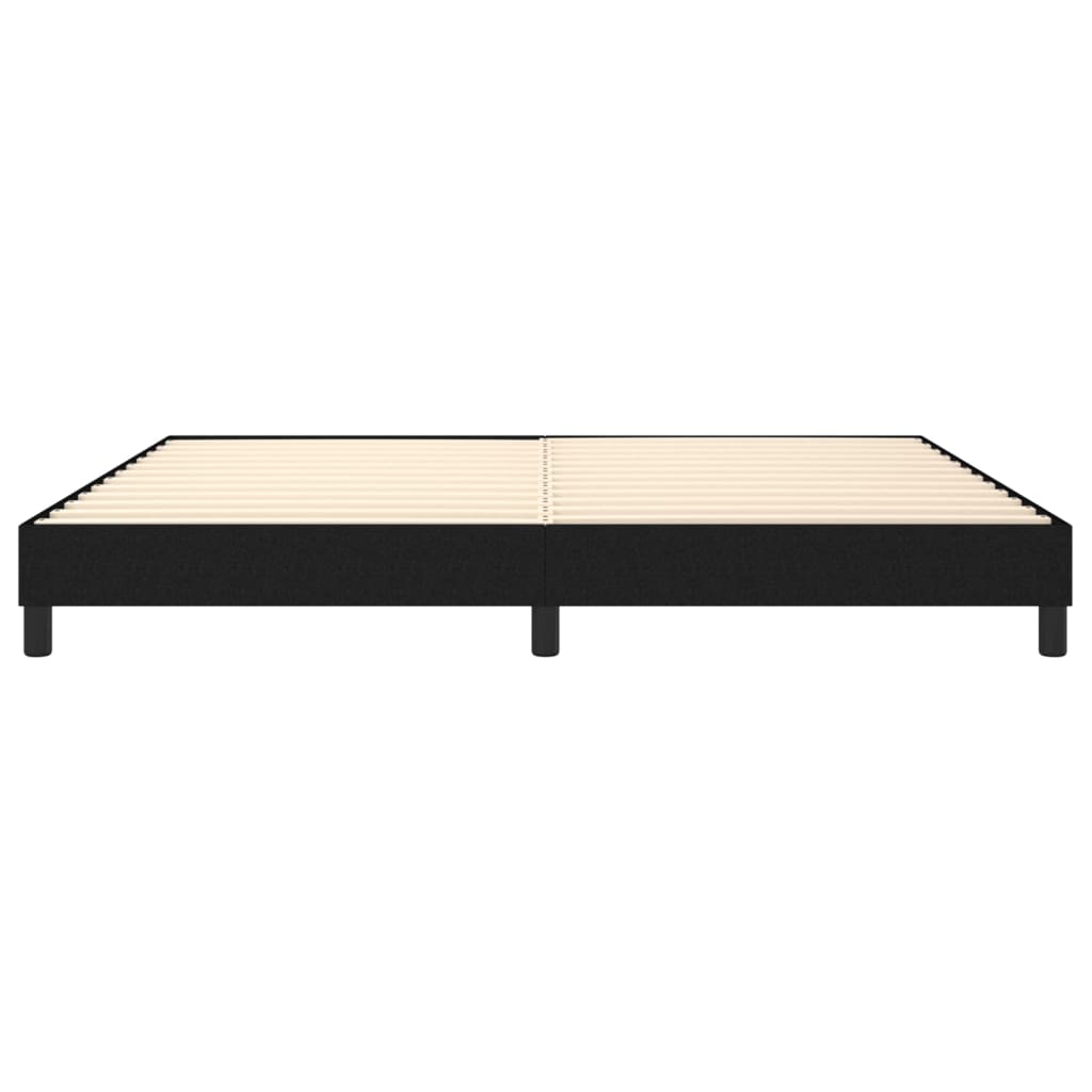 Boxspring sengeramme 200x200 cm stof sort