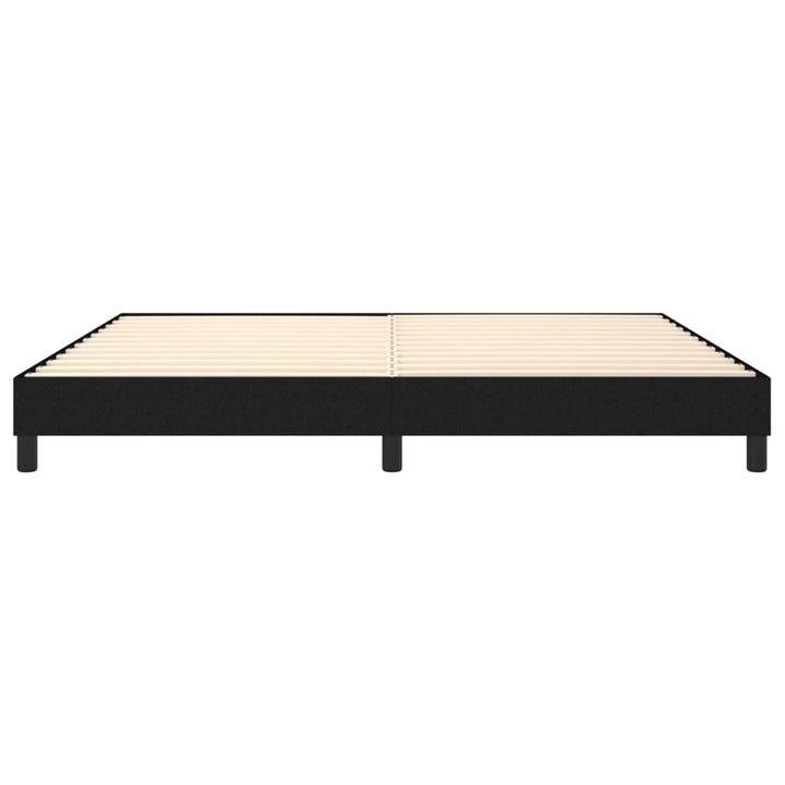 Boxspring sengeramme 200x200 cm stof sort