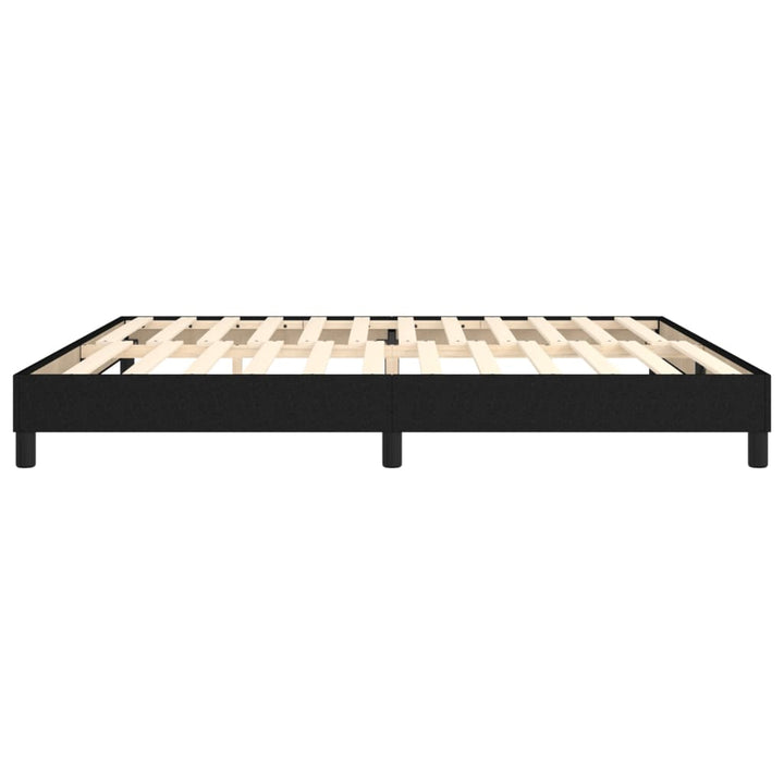 Boxspring sengeramme 200x200 cm stof sort