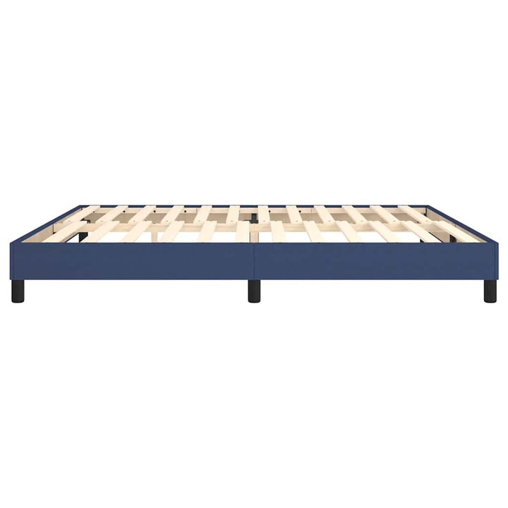 Boxspring sengeramme 200x200 cm stof blå