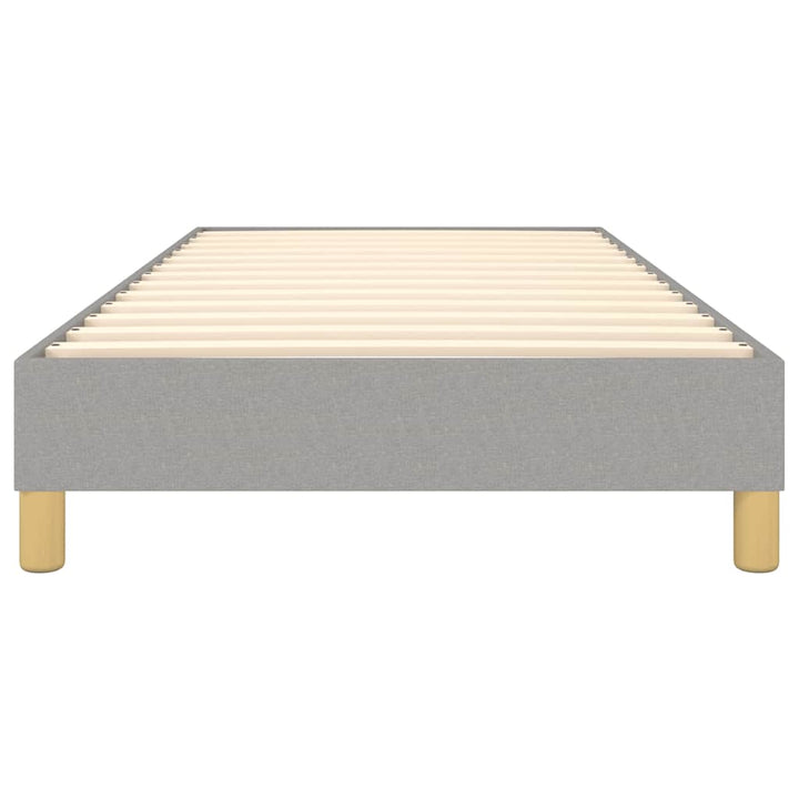 Boxspring sengeramme Lysegrå 80x200 cm Stof