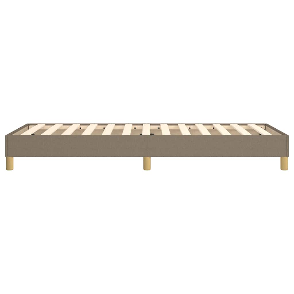 Boxspring sengeramme 80x200 cm stof gråbrun