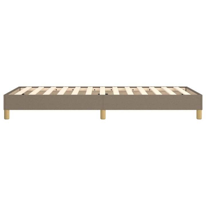 Boxspring sengeramme 80x200 cm stof gråbrun