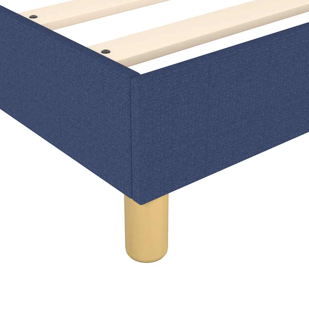 Boxspring sengeramme 80x200 cm stof blå