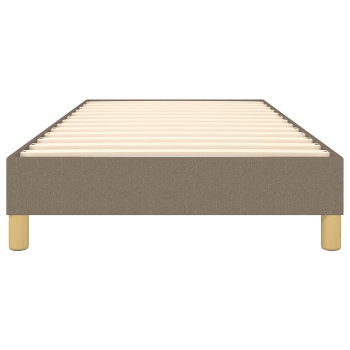 Boxspring sengeramme 90x190 cm stof gråbrun