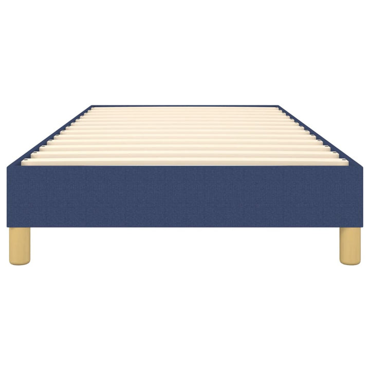 Boxspring sengeramme 90x200 cm stof blå