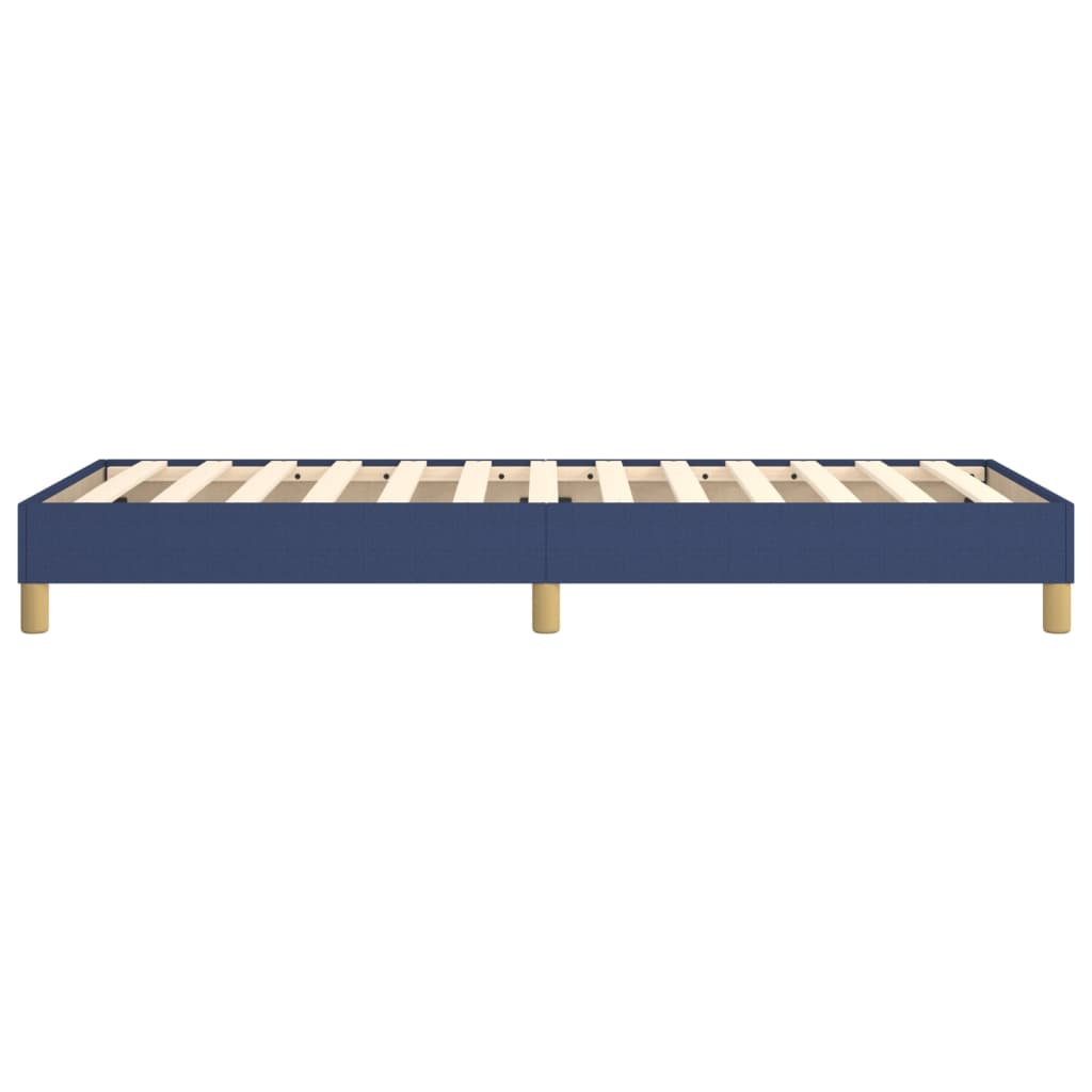 Boxspring sengeramme 90x200 cm stof blå