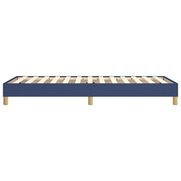 Boxspring sengeramme 90x200 cm stof blå