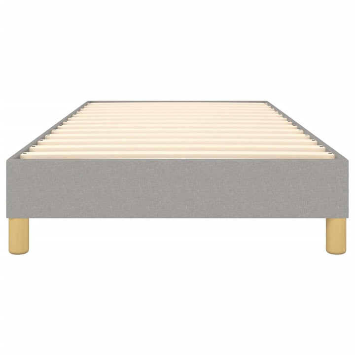 Boxspring sengeramme Lysegrå 100x200 cm Stof