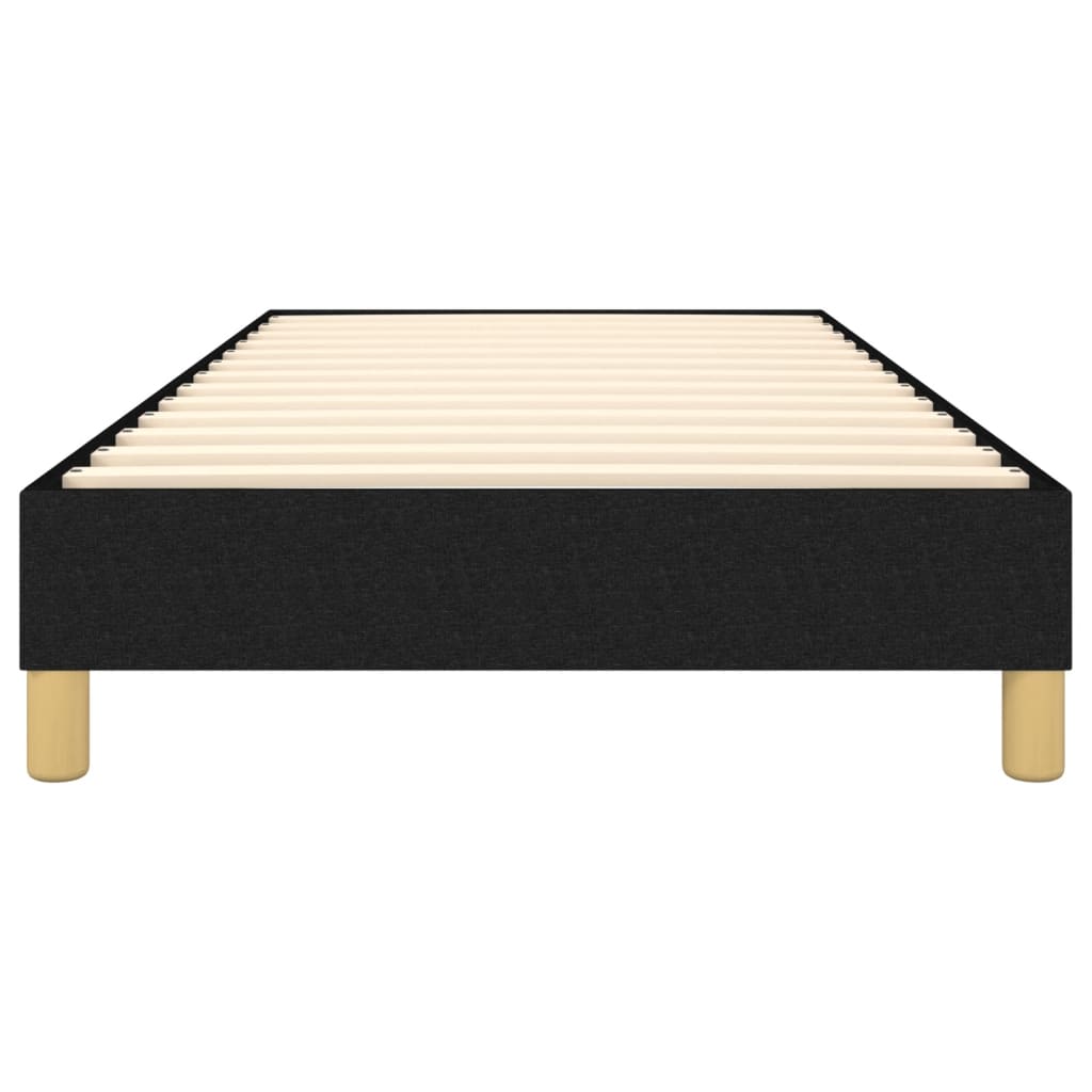 Boxspring sengeramme Sort 100x200 cm Stof