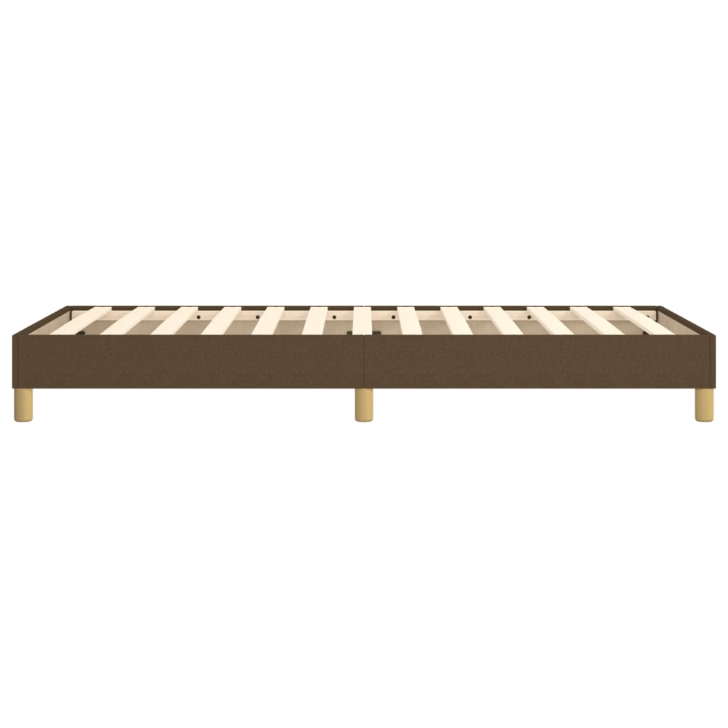 Boxspring sengeramme Mørkebrun 100x200 cm Stof