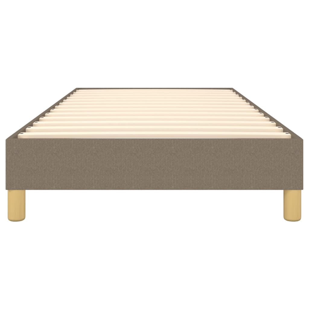 Boxspring sengeramme Taupe 100x200 cm Stof