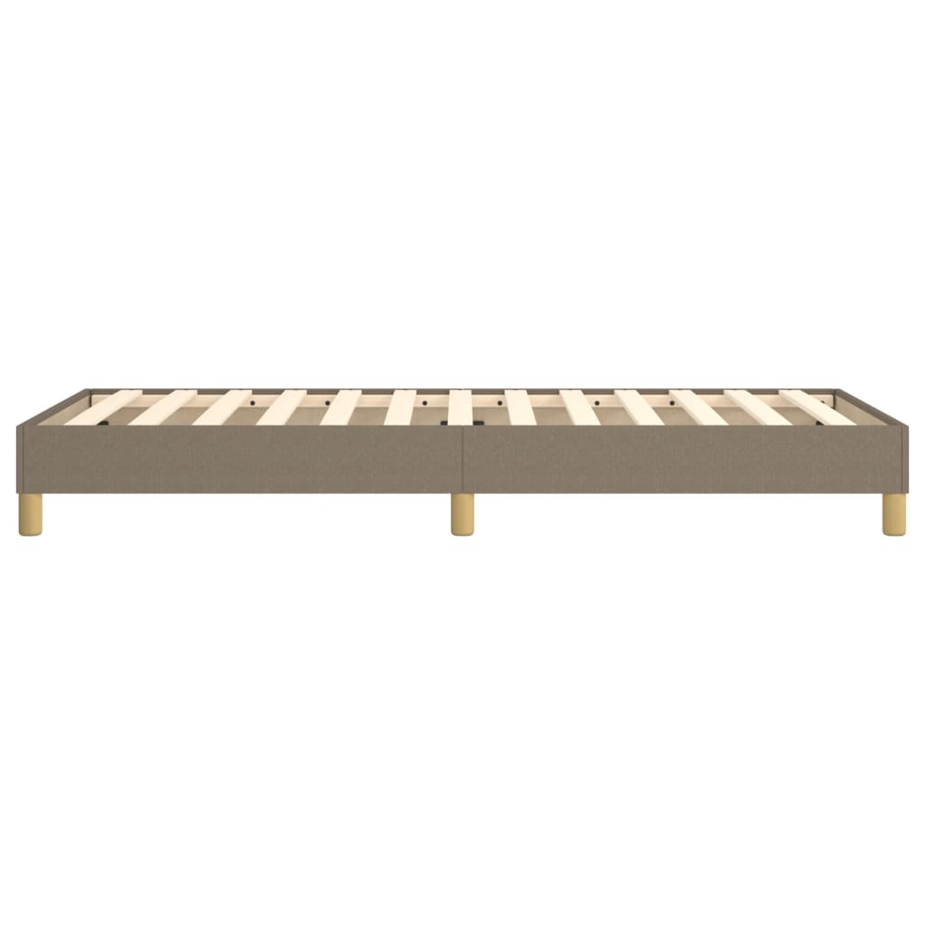 Boxspring sengeramme Taupe 100x200 cm Stof