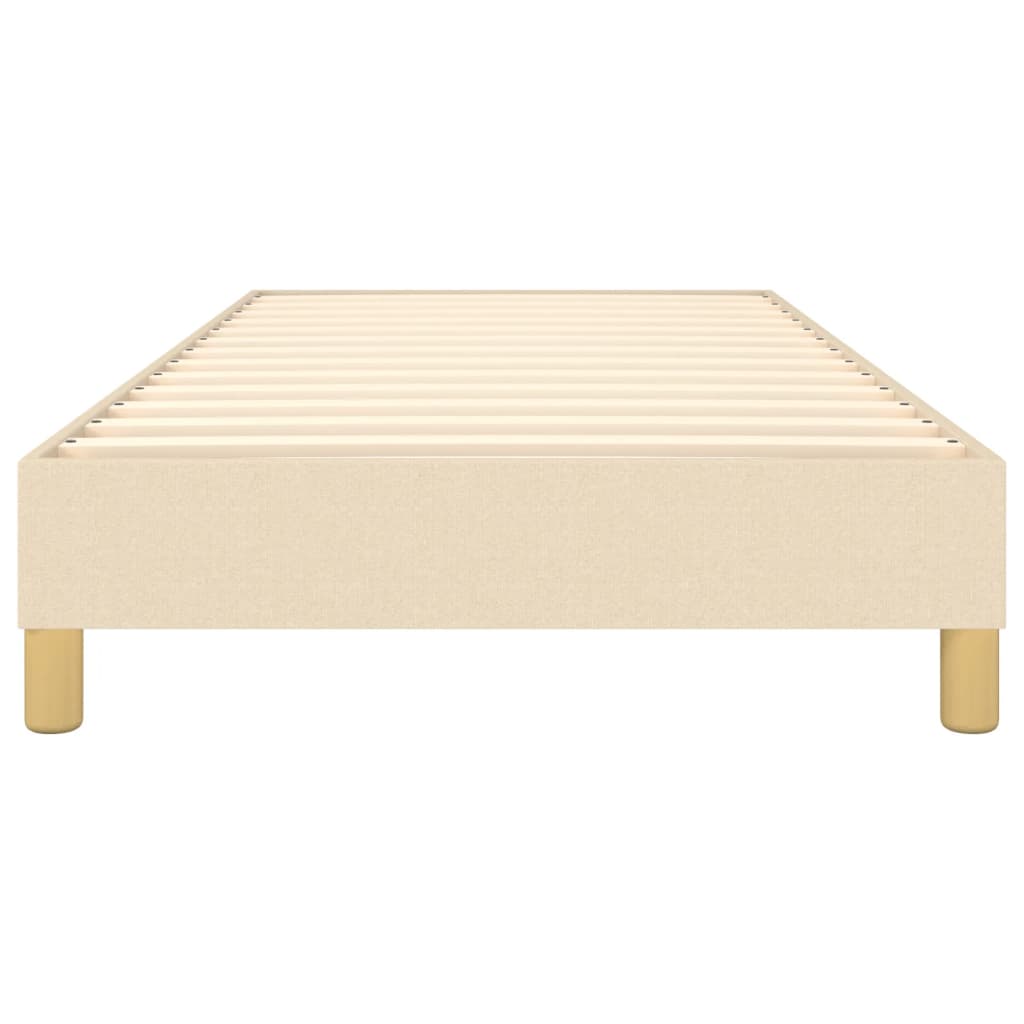 Boxspring sengeramme Creme 100x200 cm Stof