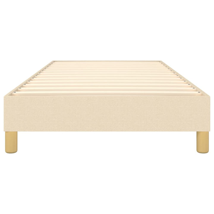 Boxspring sengeramme Creme 100x200 cm Stof
