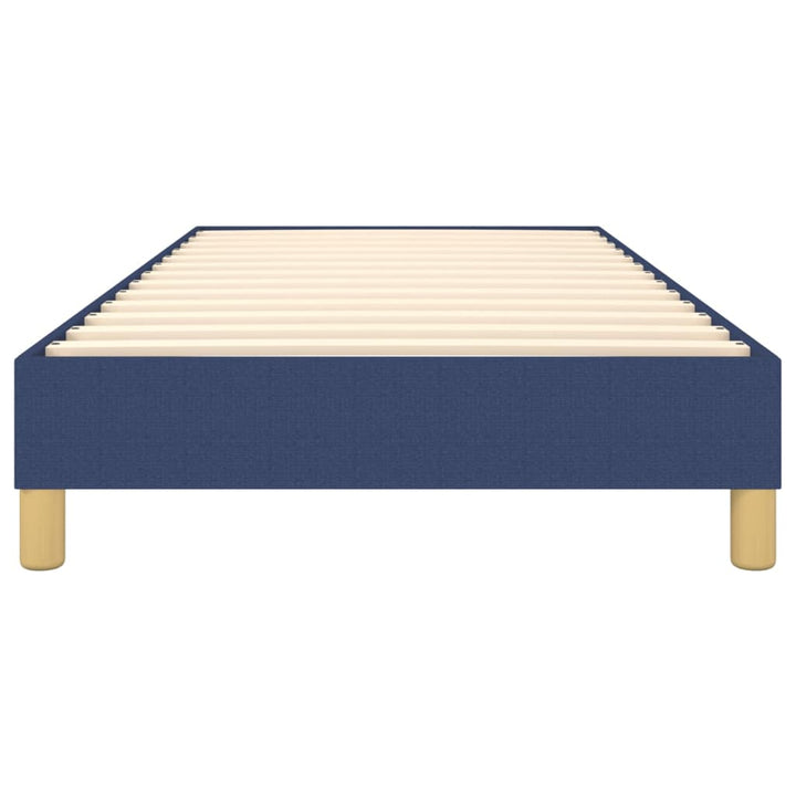 Boxspring sengeramme 100x200 cm stof blå
