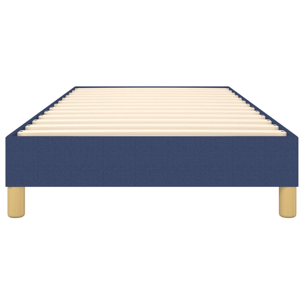 Boxspring sengeramme 100x200 cm stof blå