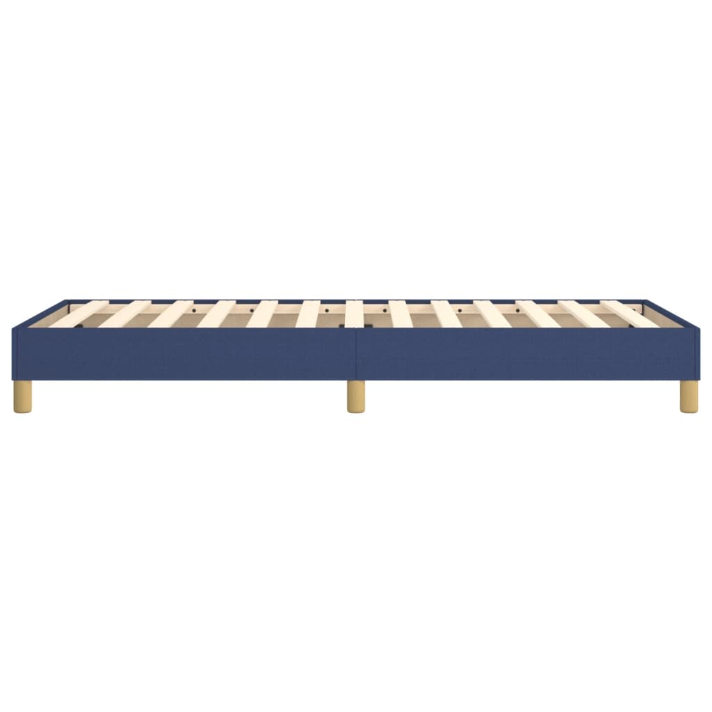Boxspring sengeramme 100x200 cm stof blå