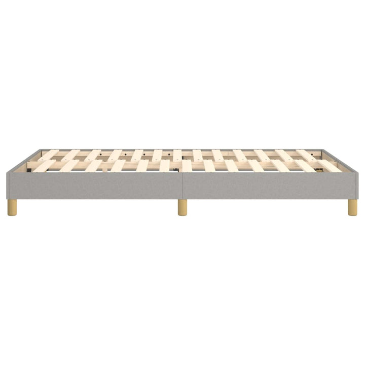 Boxspring sengeramme Lysegrå 120x200 cm Stof