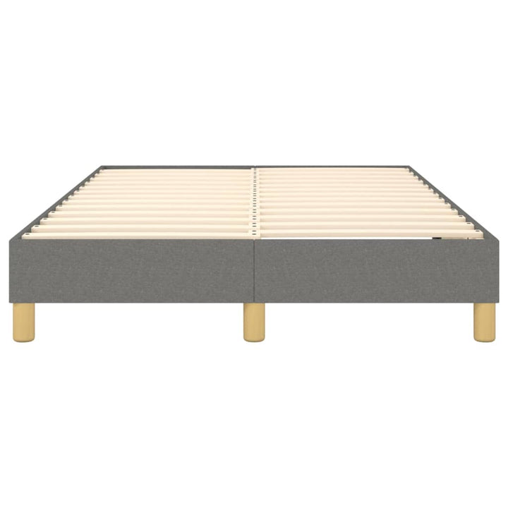Boxspring sengeramme Mørkegrå 120x200 cm Stof