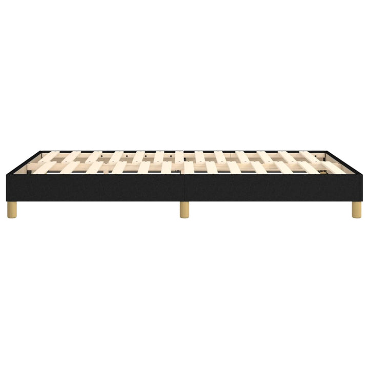 Boxspring sengeramme Sort 120x200 cm Stof
