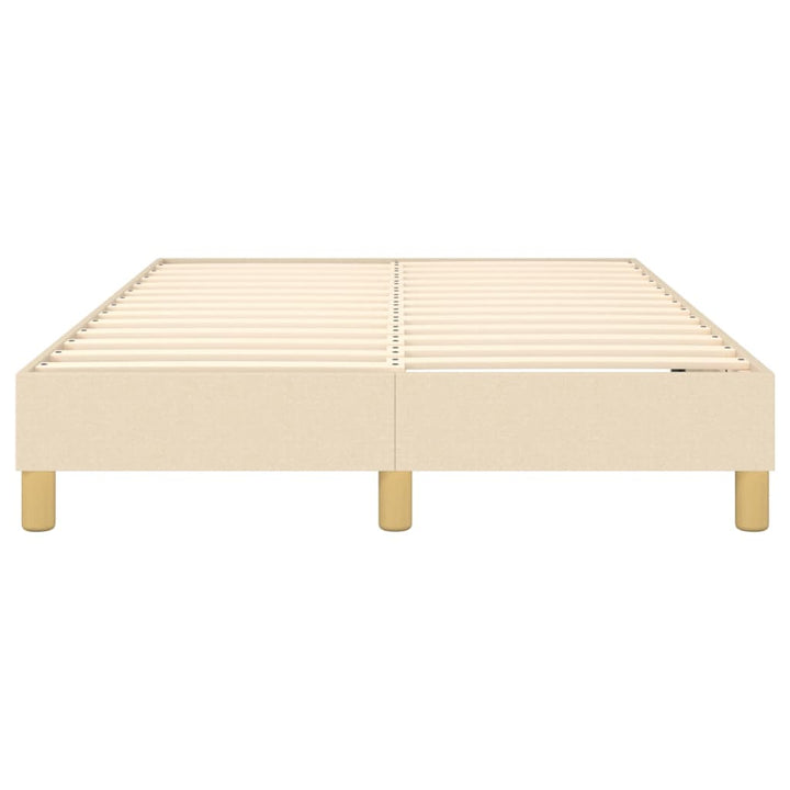 Boxspring sengeramme Creme 120x200 cm Stof
