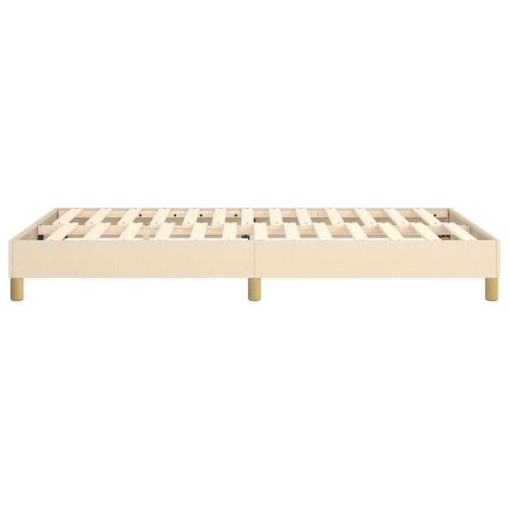 Boxspring sengeramme Creme 120x200 cm Stof