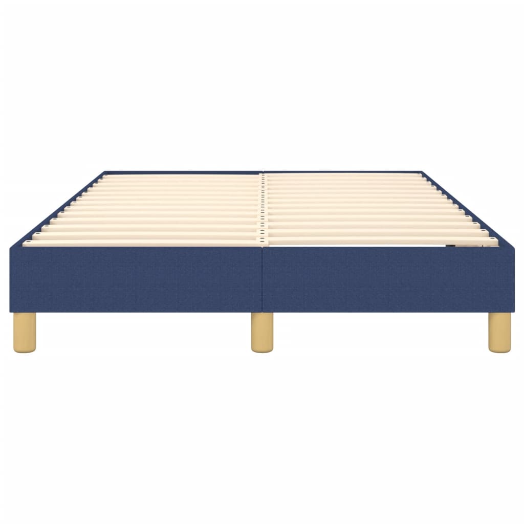 Boxspring sengeramme 120x200 cm stof blå