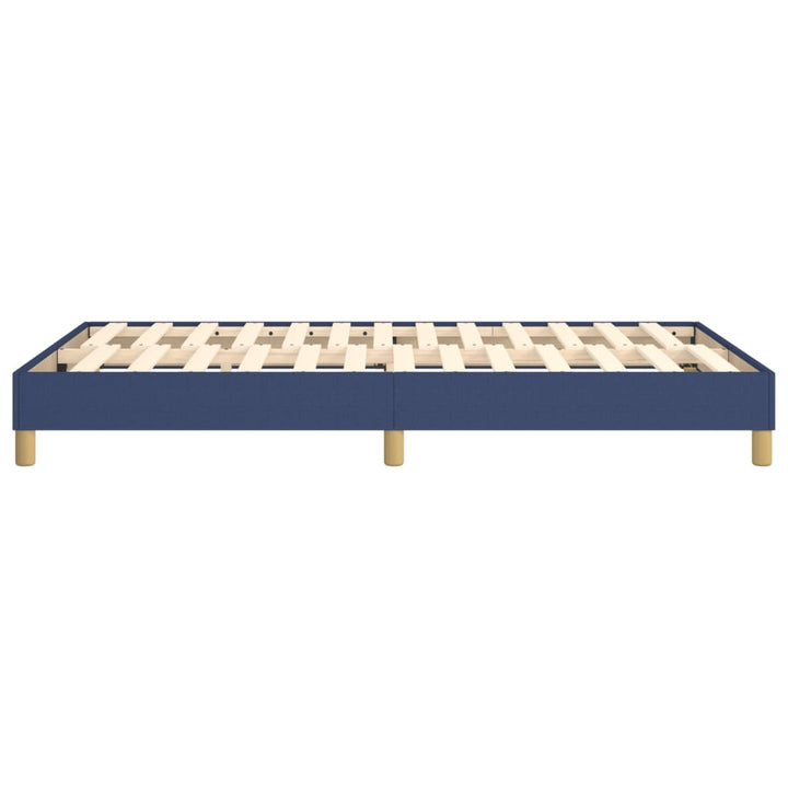 Boxspring sengeramme 120x200 cm stof blå