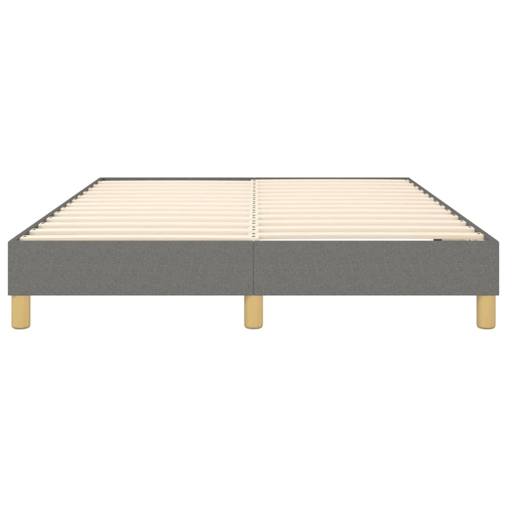 Boxspring sengeramme 140x190 cm stof mørkegrå