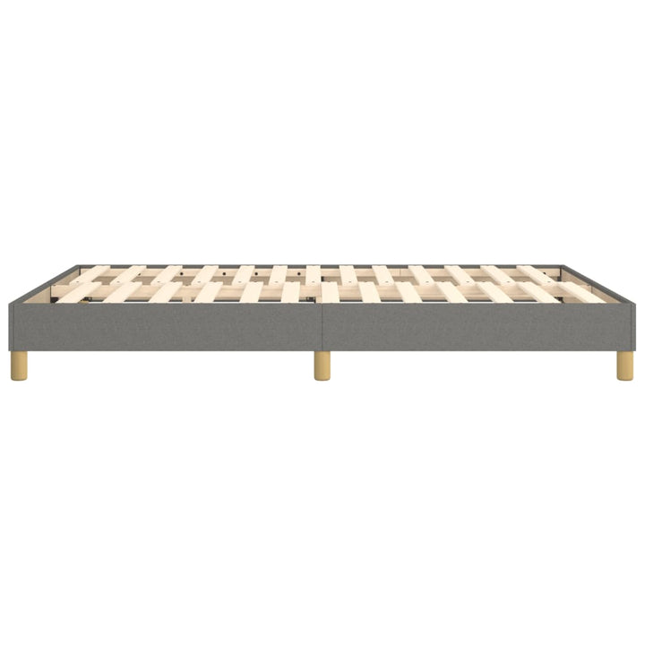 Boxspring sengeramme 140x190 cm stof mørkegrå