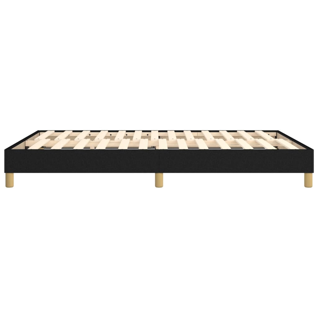 Boxspring sengeramme 140x190 cm stof sort