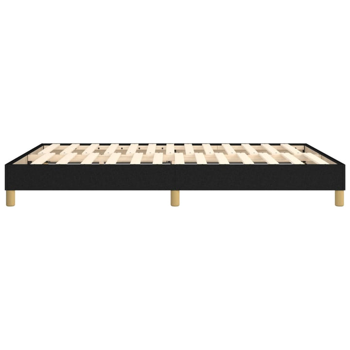 Boxspring sengeramme 140x190 cm stof sort