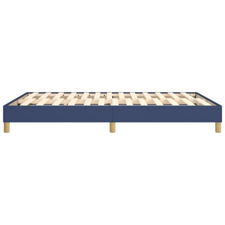 Boxspring sengeramme 140x190 cm stof blå