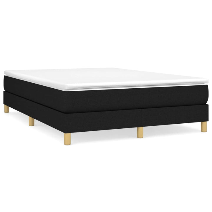 Boxspring sengeramme 140x200 cm stof sort