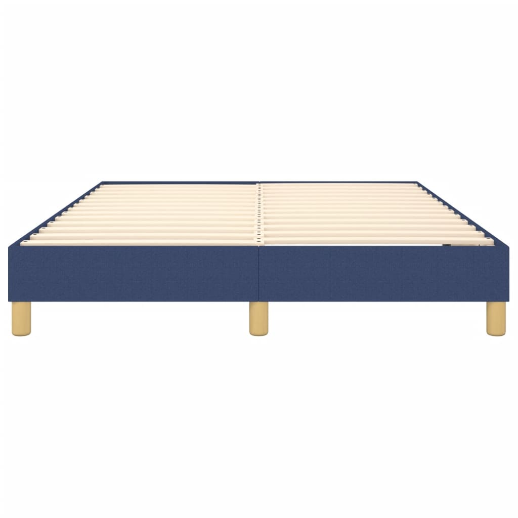 Boxspring sengeramme 140x200 cm stof blå