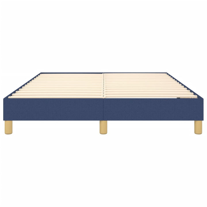 Boxspring sengeramme 140x200 cm stof blå