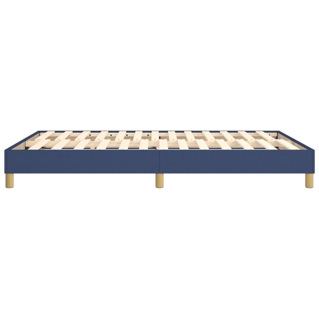 Boxspring sengeramme 140x200 cm stof blå