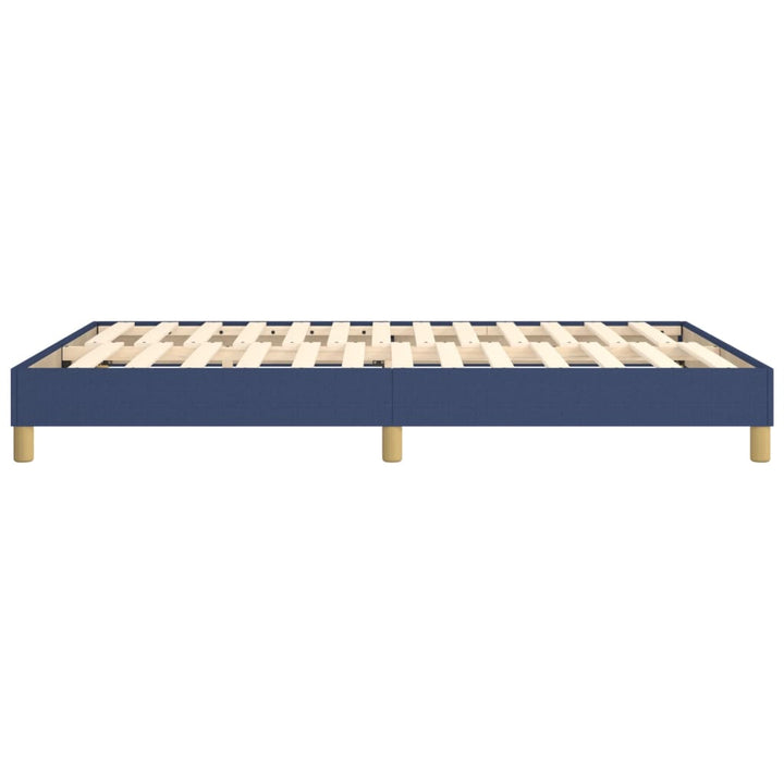 Boxspring sengeramme 140x200 cm stof blå