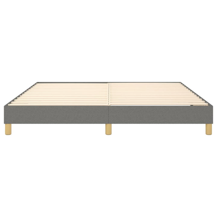 Boxspring sengeramme 160x200 cm stof mørkegrå