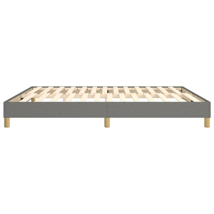 Boxspring sengeramme 160x200 cm stof mørkegrå