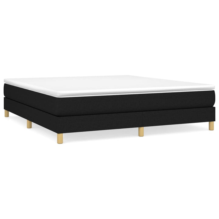 Boxspring sengeramme 160x200 cm stof sort