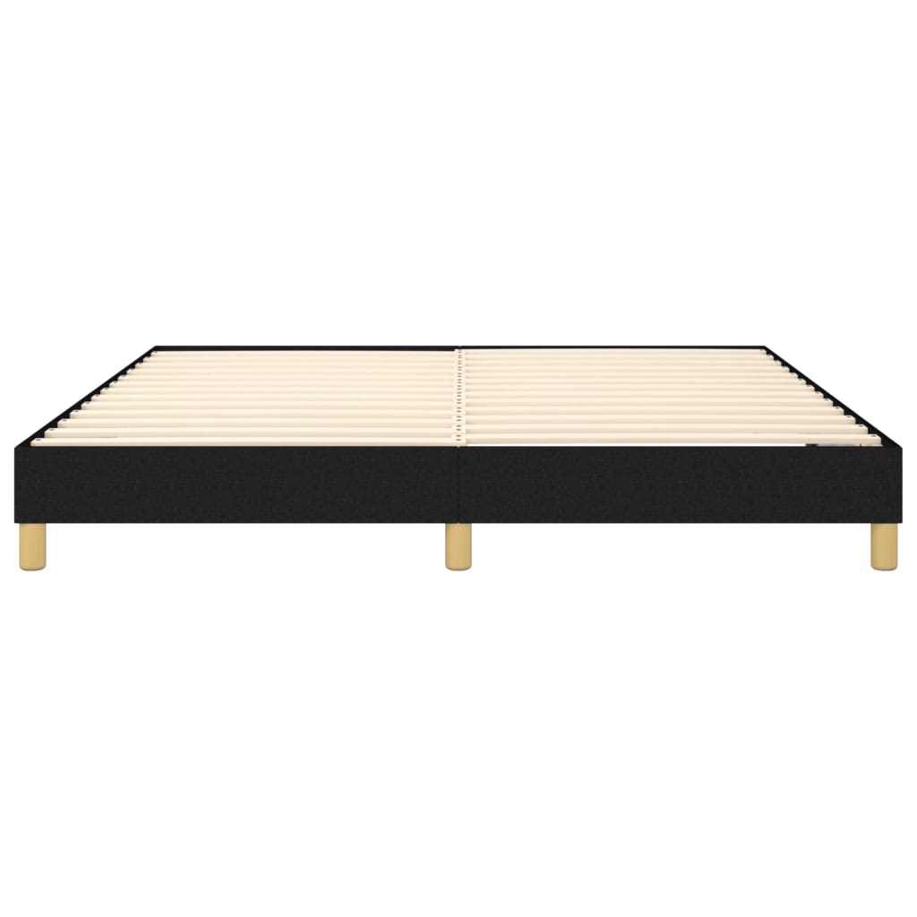 Boxspring sengeramme 160x200 cm stof sort