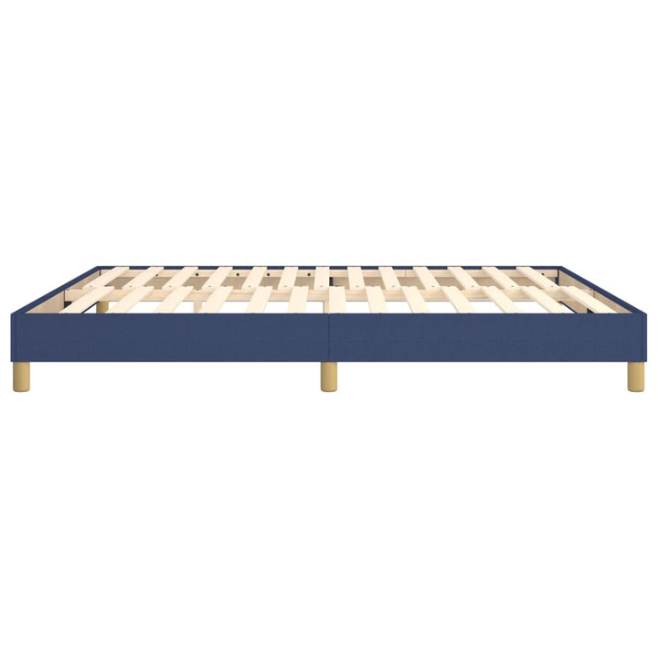 Boxspring sengeramme 160x200 cm stof blå