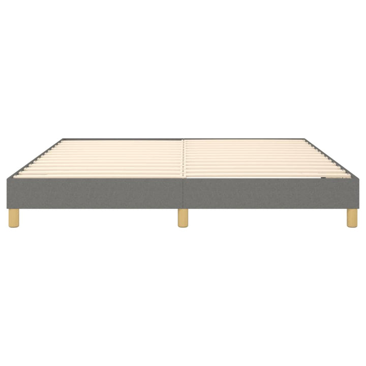 Boxspring sengeramme 180x200 cm stof mørkegrå