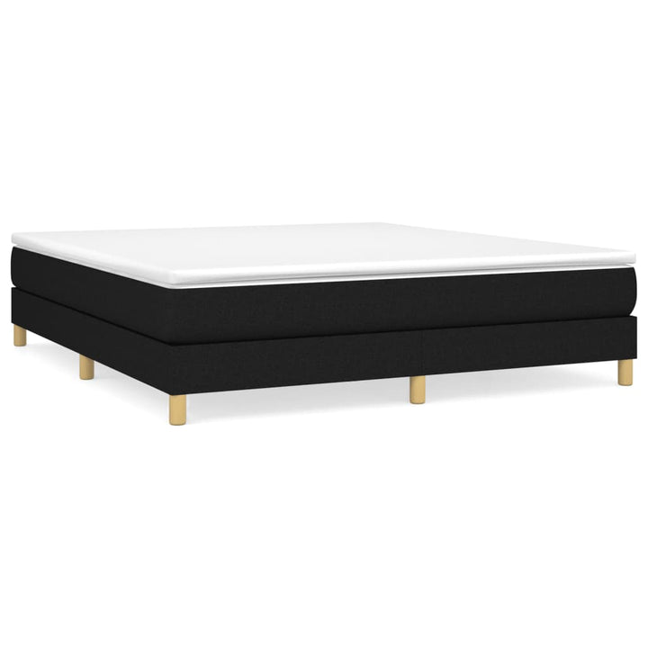 Boxspring sengeramme 180x200 cm stof sort