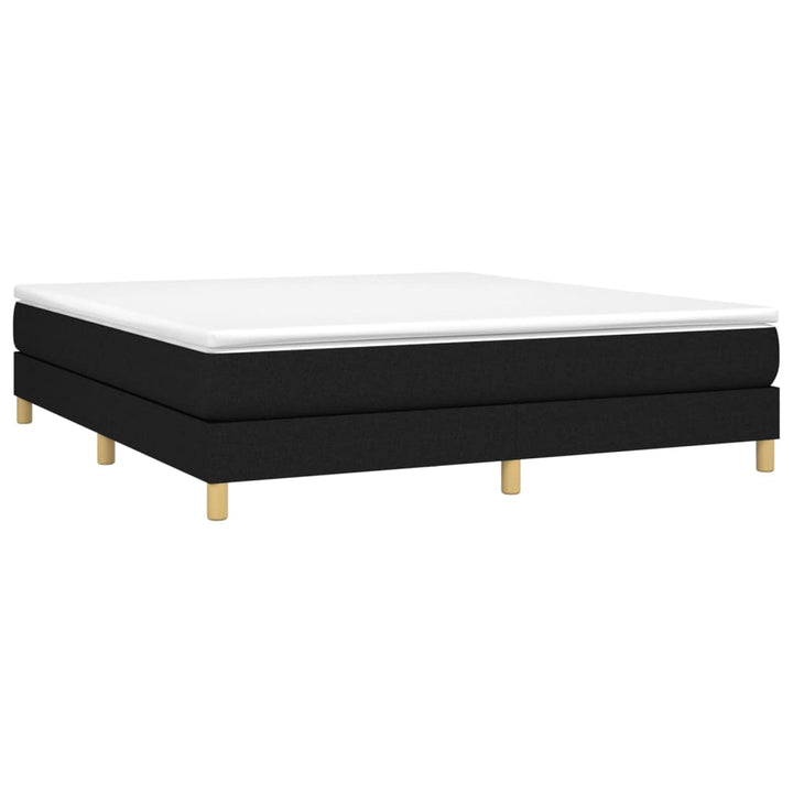 Boxspring sengeramme 180x200 cm stof sort
