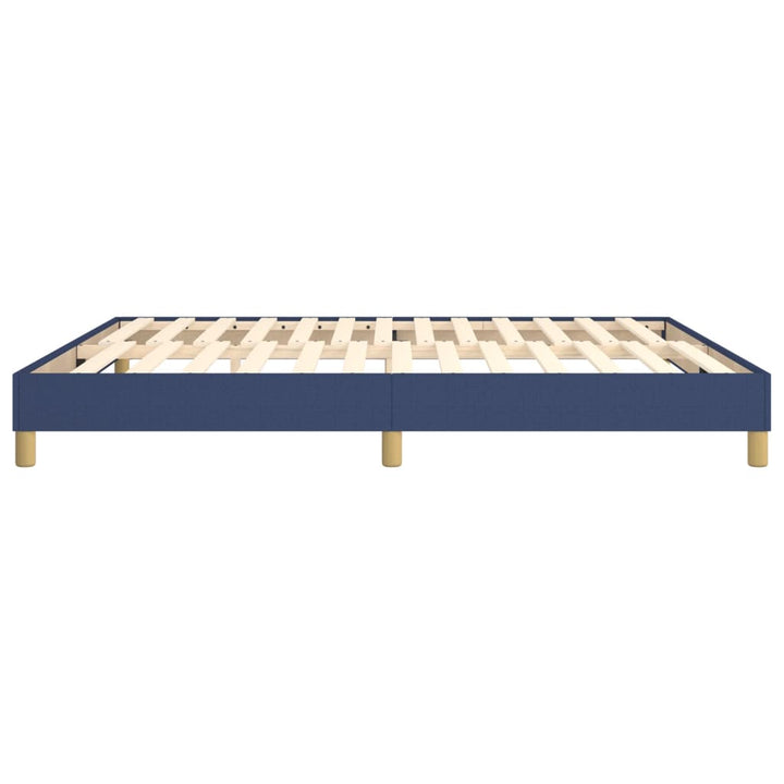 Boxspring sengeramme 180x200 cm stof blå